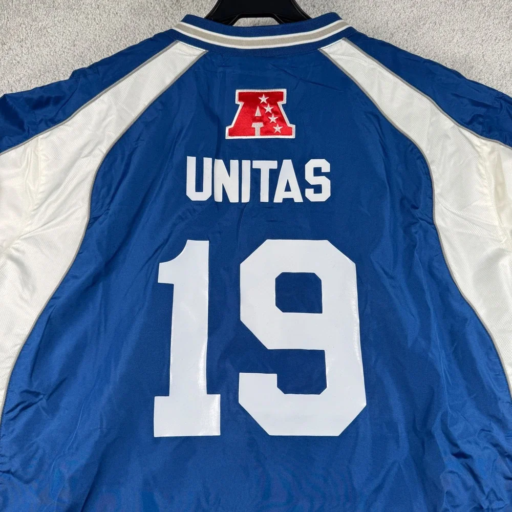 Johnny Unitas Indianapolis Colts NFL Football 2XL Baltimore Windbreaker XXL New